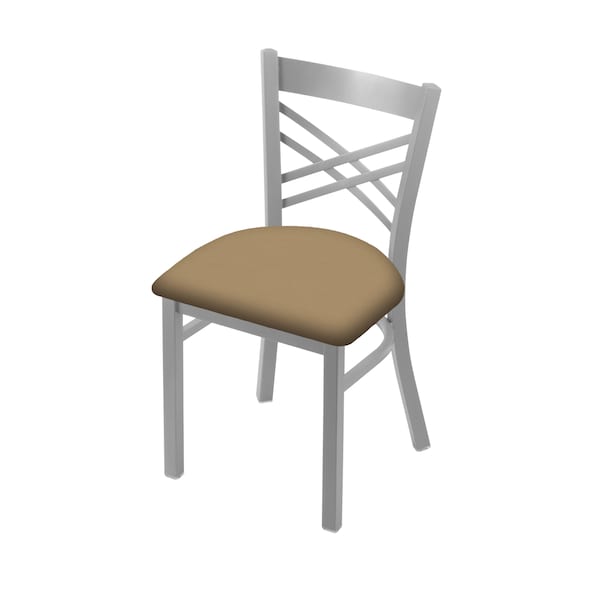 620 Catalina 18" Chair with Anodized Nickel Finish and Canter Sand Seat